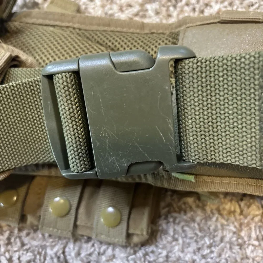 5.11 Tactical Padded MOLLE Battle Belt Holster Air soft Full Setup Medium Buckle